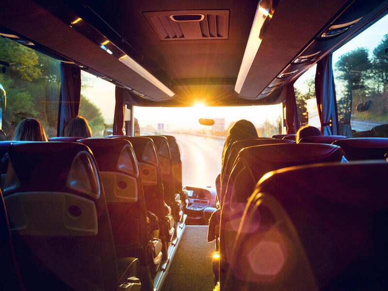 Reisegruppe im Bus