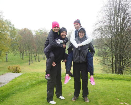 Ringhotels Golf Trophy Teilnehmer - Sabine Krapf, Charline Nowicki, Luca Kilian Prahl, Lucas Alexander Weiß