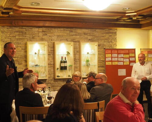 Abendveranstaltung Ringhotels Golf Trophy - Peter Bond und Klaus Wolfermann